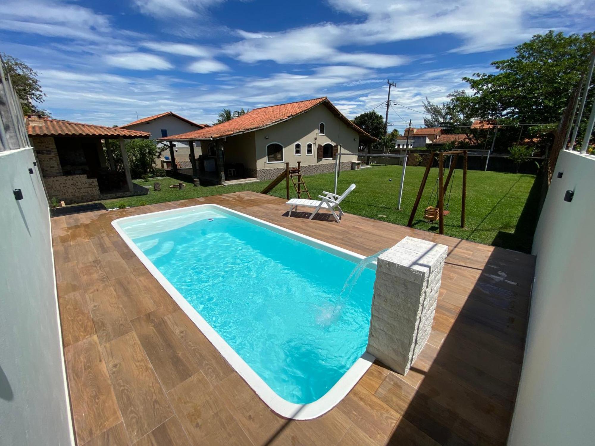 Casa Bem Espacosa Com Piscina, Campo De Futebol E Area Gourmet A Um Quarteirao Da Lagoa De Praia Seca أرارواما المظهر الخارجي الصورة