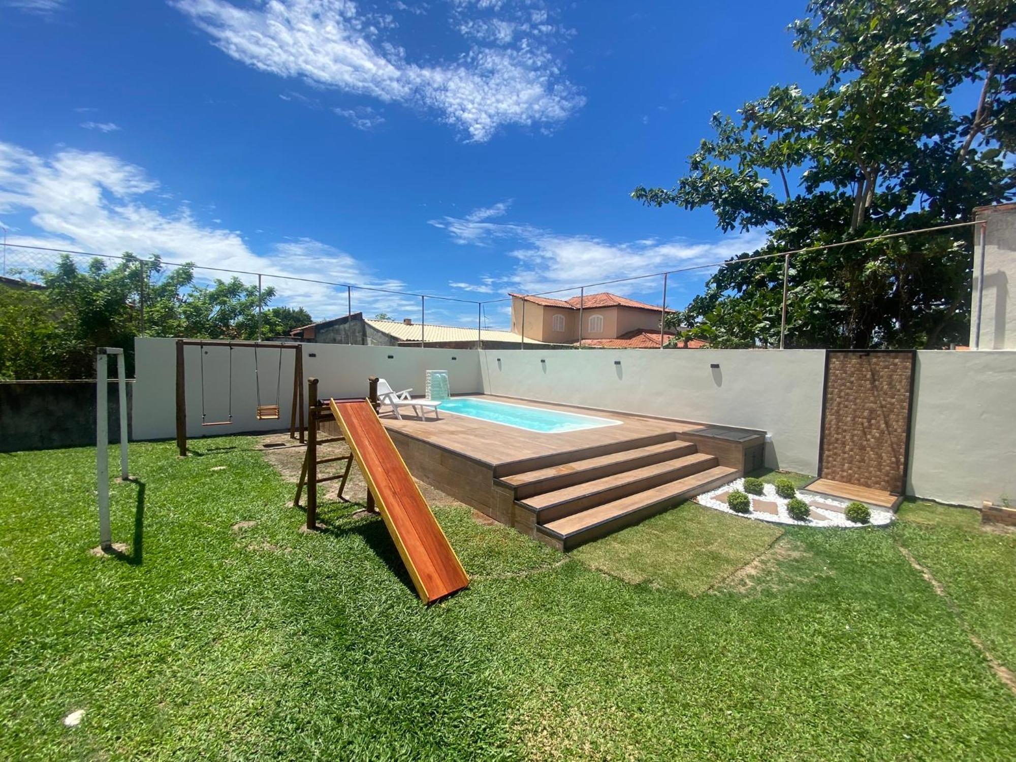 Casa Bem Espacosa Com Piscina, Campo De Futebol E Area Gourmet A Um Quarteirao Da Lagoa De Praia Seca أرارواما المظهر الخارجي الصورة